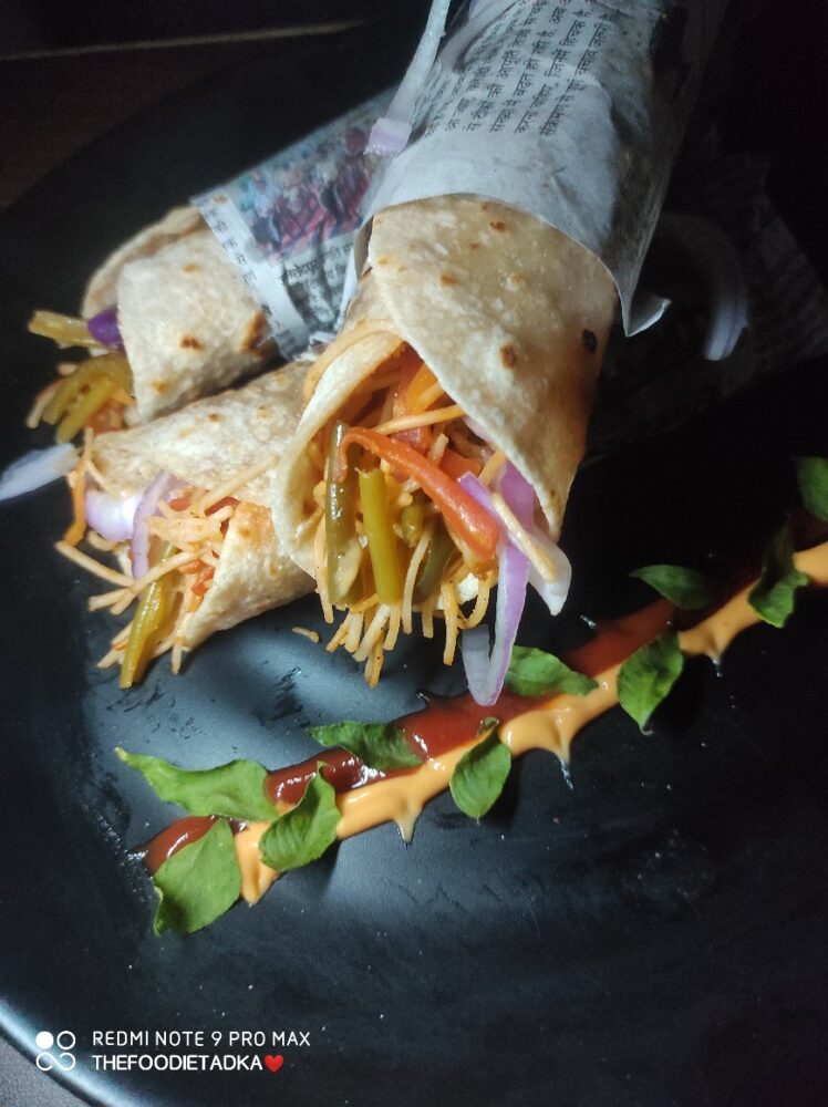 chowmein noodles wrap