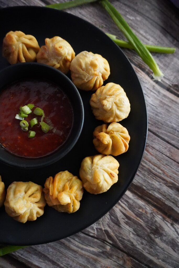 Easy Street Style Veg Fried Momos Recipe - Foodietadka